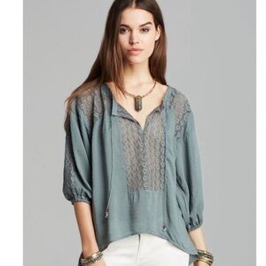 Free People Moon River Peasent Top